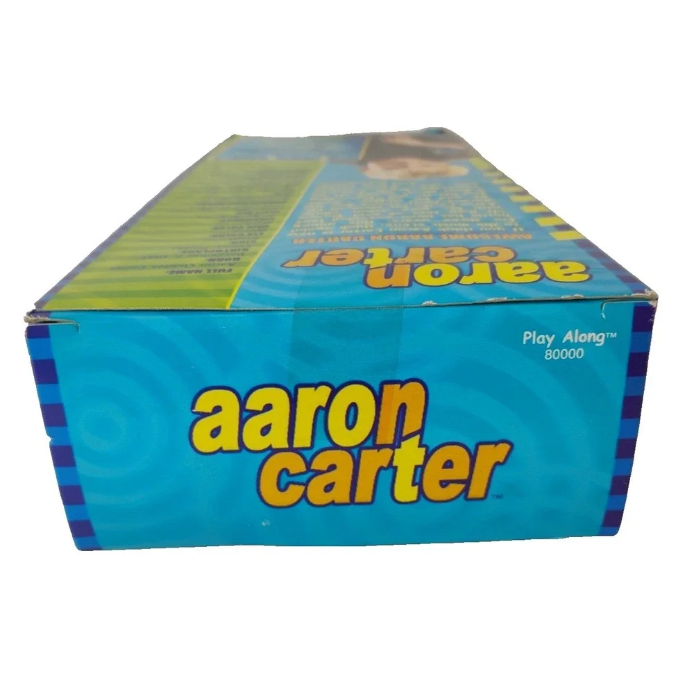 NEW‎ IN BOX Vintage 2001 Aaron Carter Doll Play Along 80000 Red & Silver